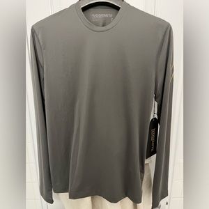 NWT James Perse Y/Osemite Los Angeles performance long sleeve shirt size 1 small